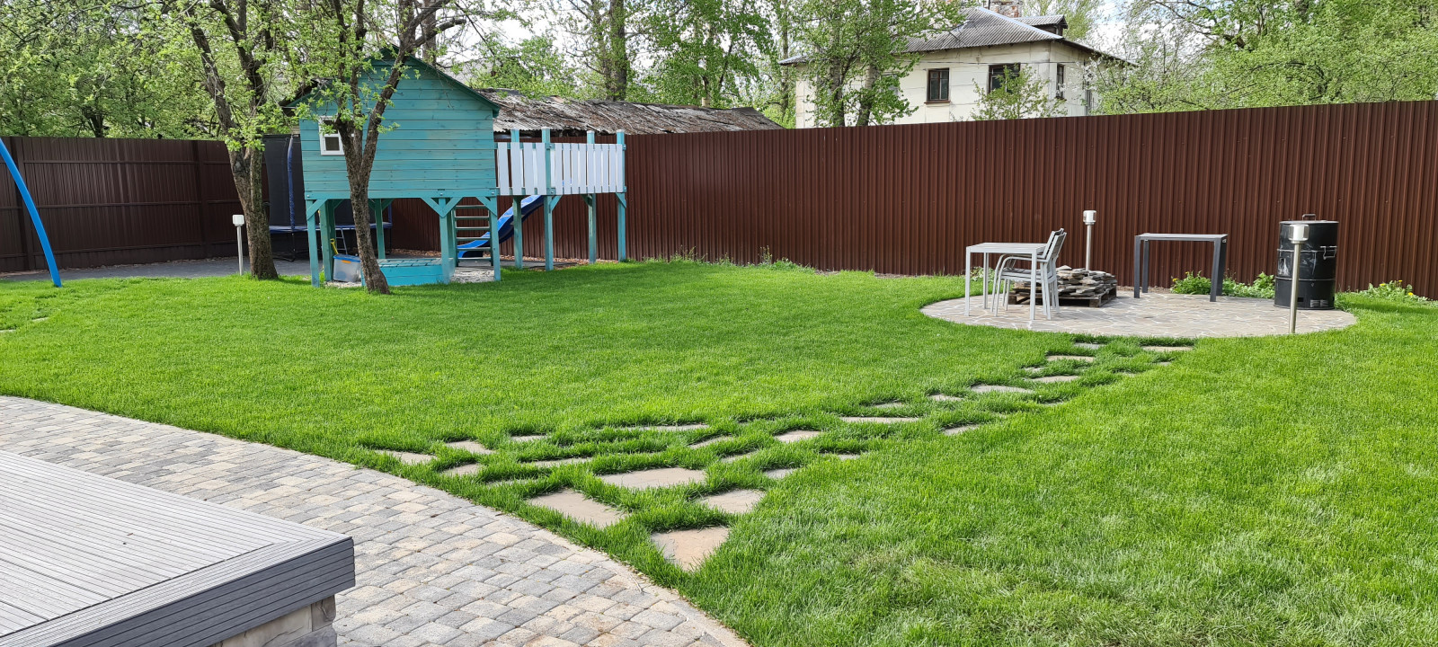 рулонный газон