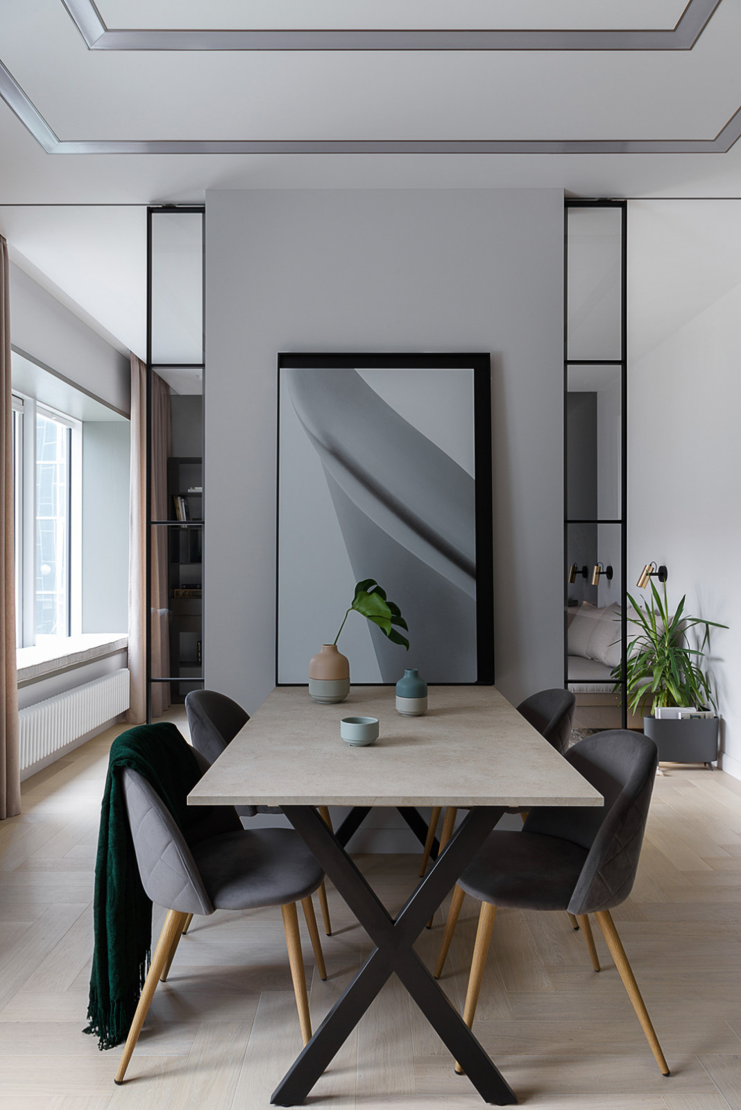 Проект недели: Кухня с зелеными фасадами