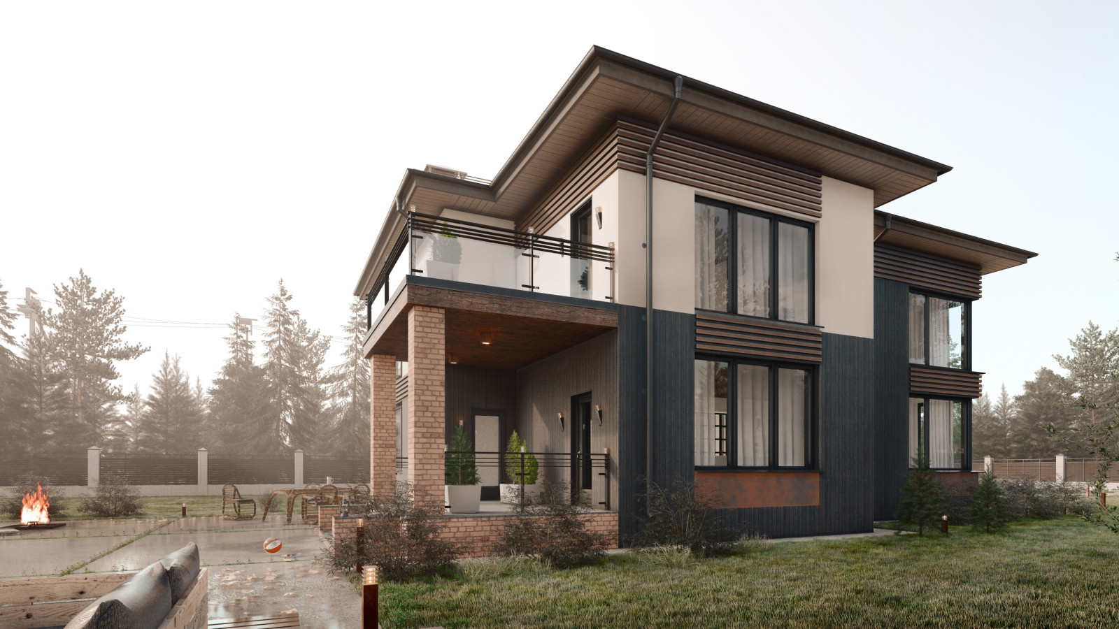 Проект Кингстон Холл 2-х этажный дом