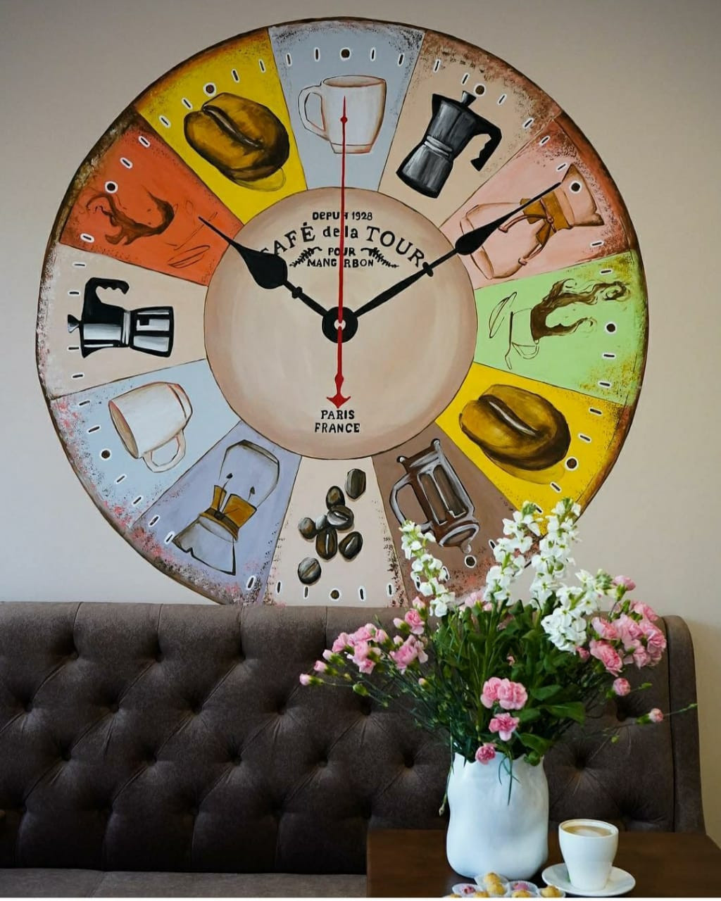 Роспись стен в кофейне