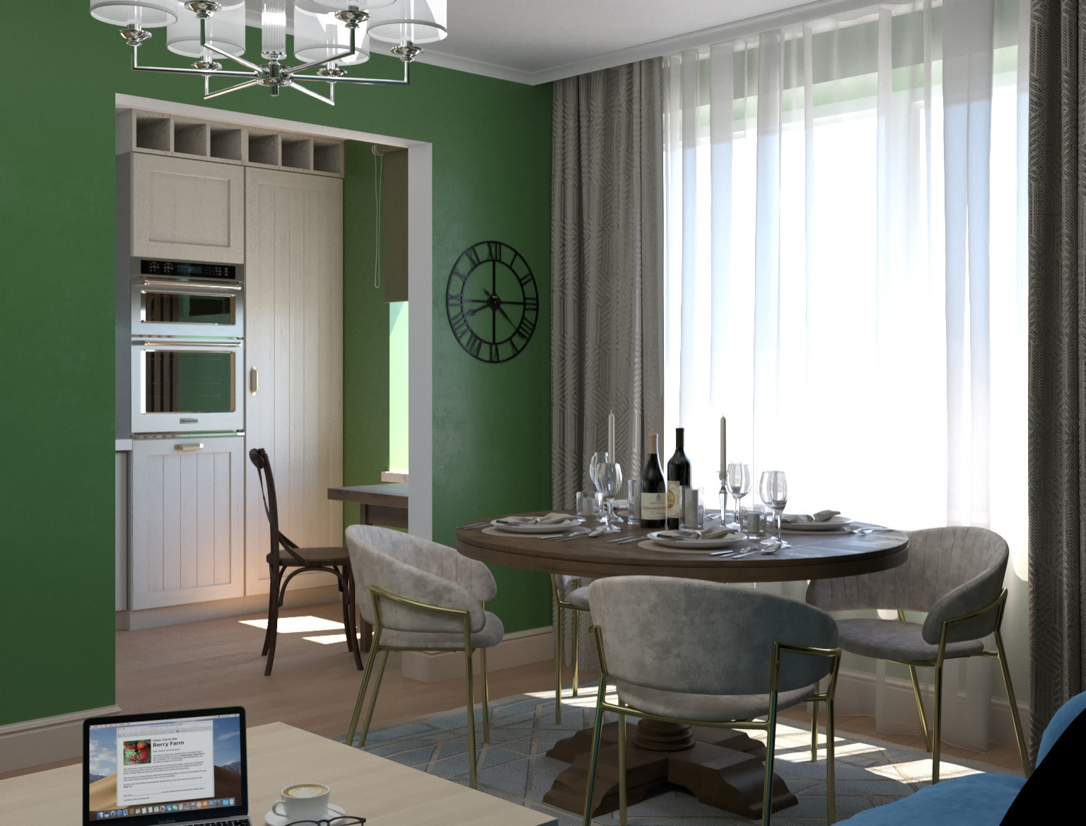 Проект квартиры 65 кв метров "НЕО"