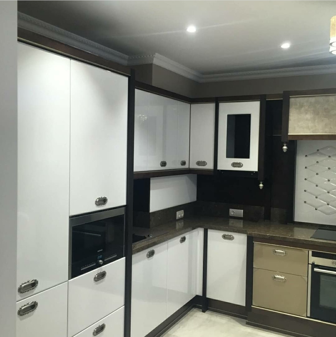 Элегантный дизайнерский ремонт кухни