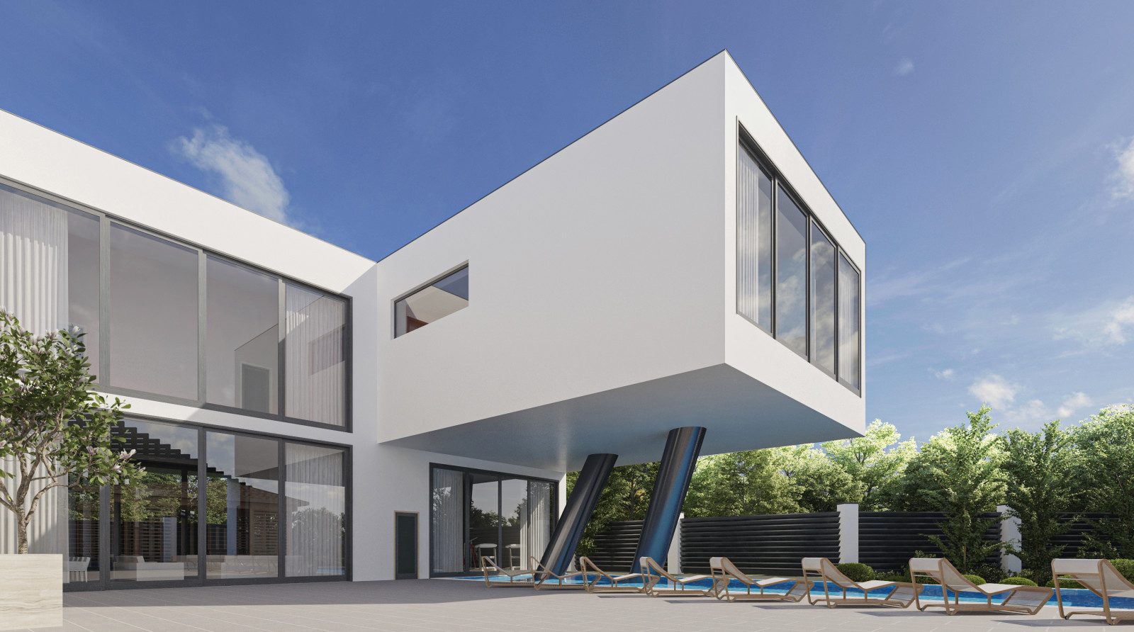 Обложка проекта: Концепция частного дома в Краснодаре (в посёлке "Немецкая Деревня")