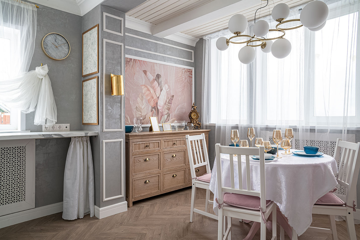 Кухня-столовая для программы "Фазенда"