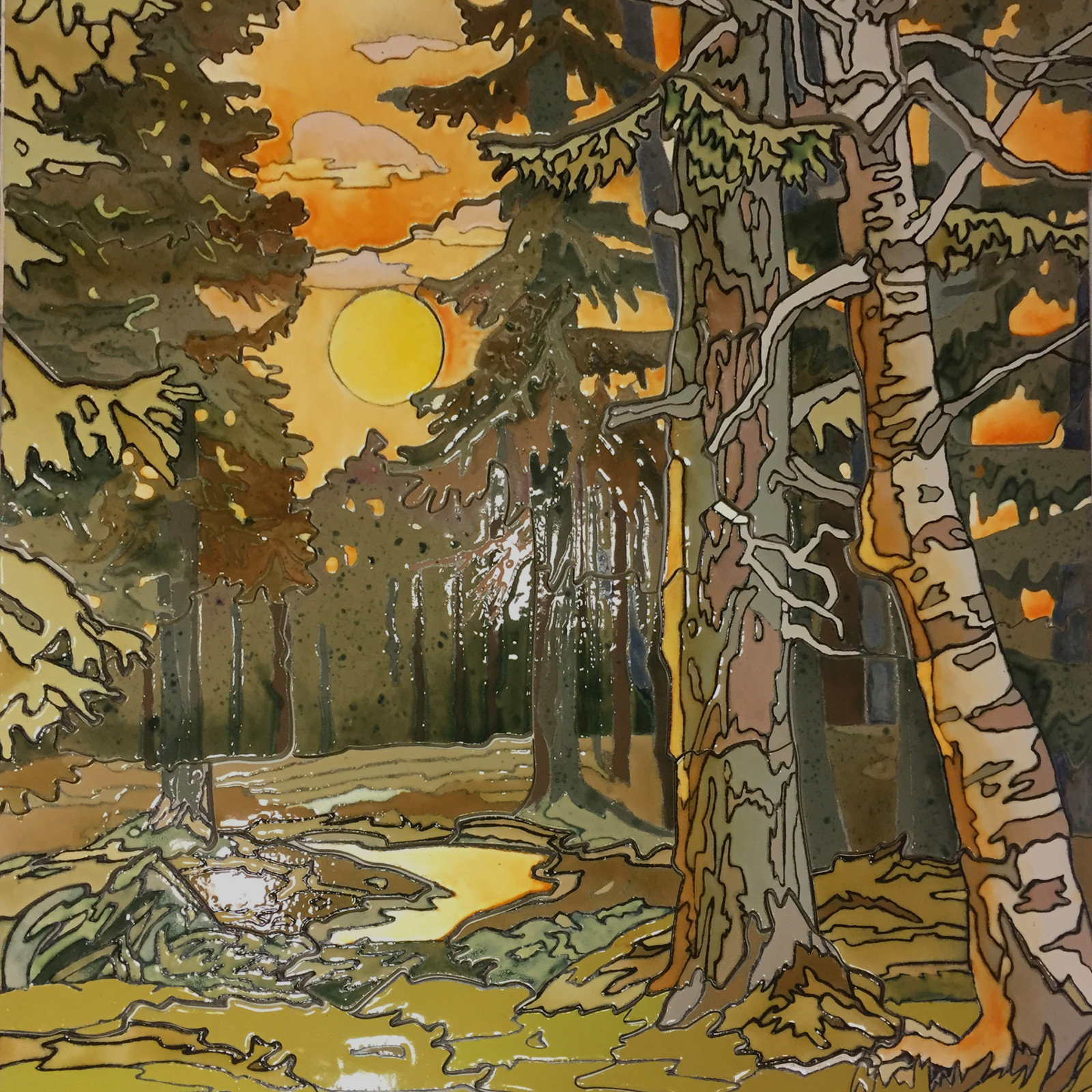 Резные панно