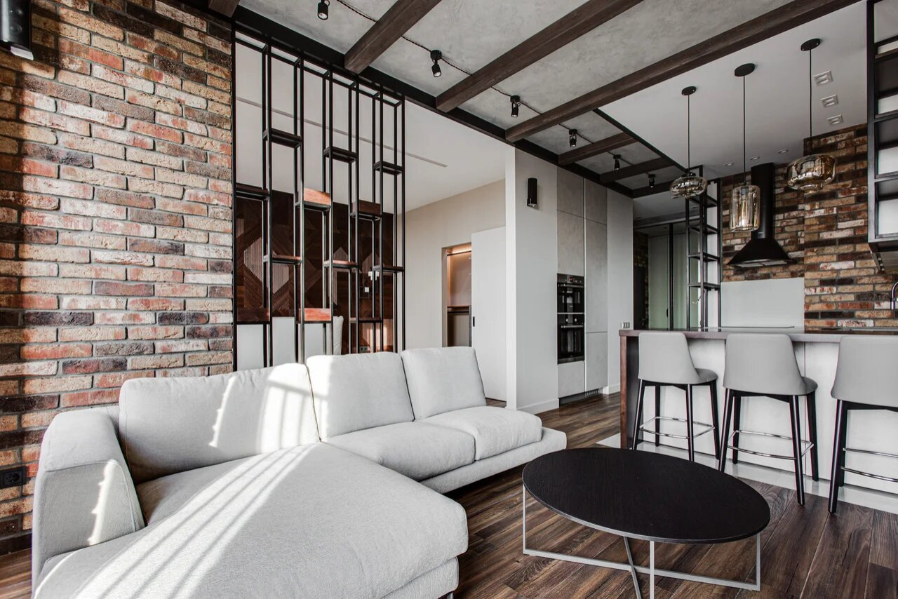 Дизайн интерьера однокомнатной квартиры в ЖК "Union Park"