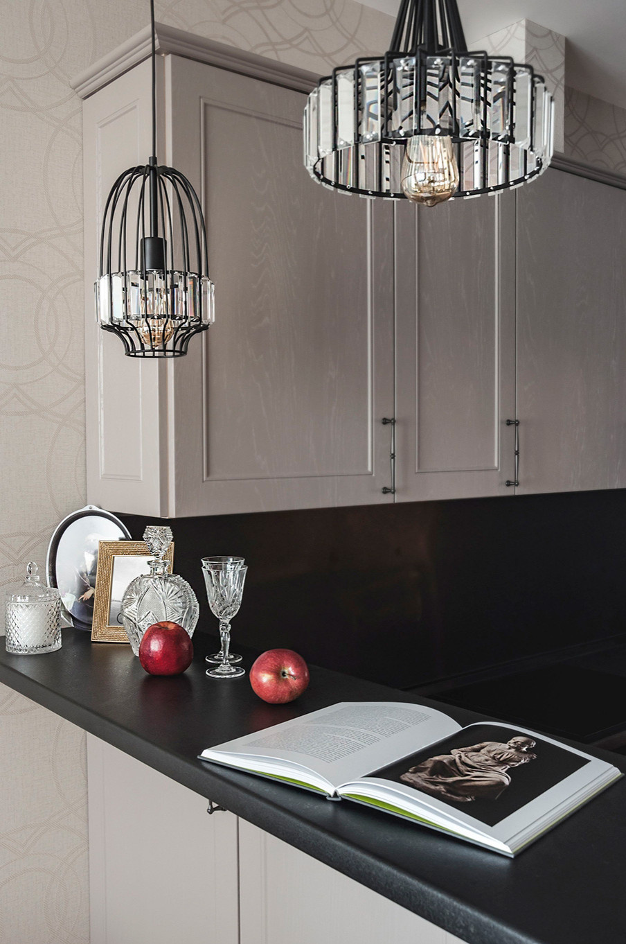 Modern apartments with сopper accents