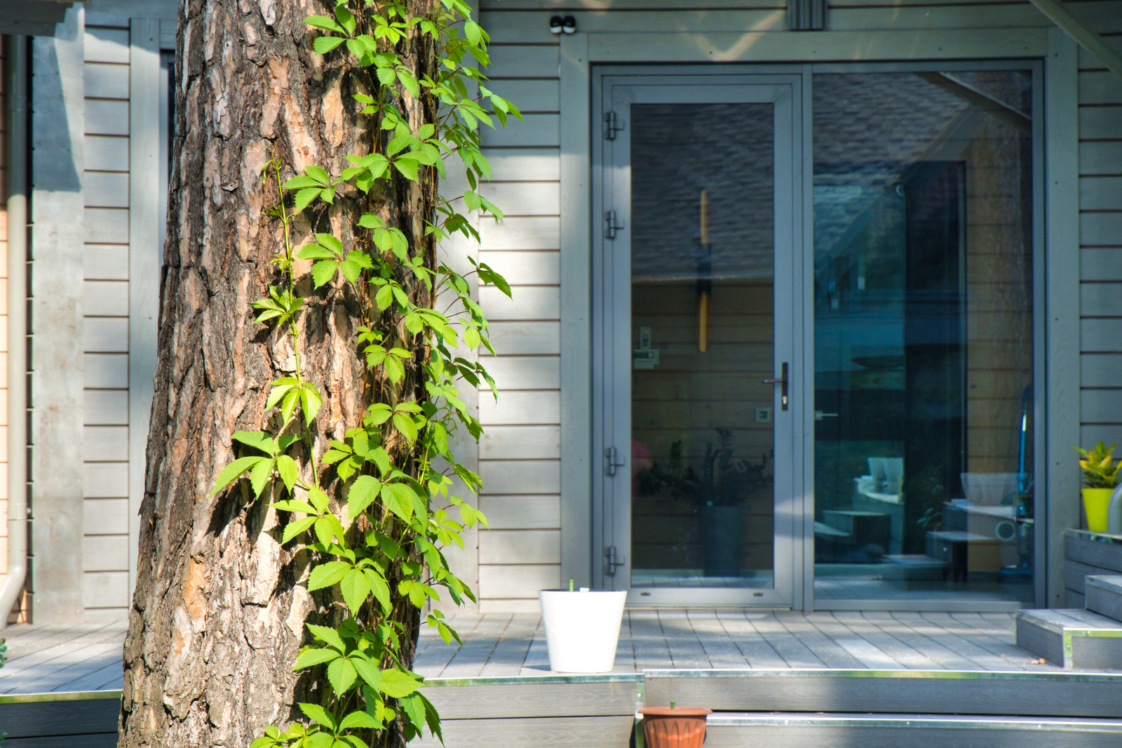 Одноэтажный загородный дом с вторым светом