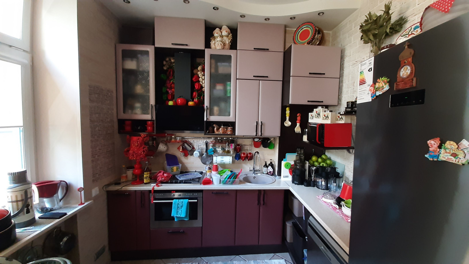 Покраска кухонных фасадов