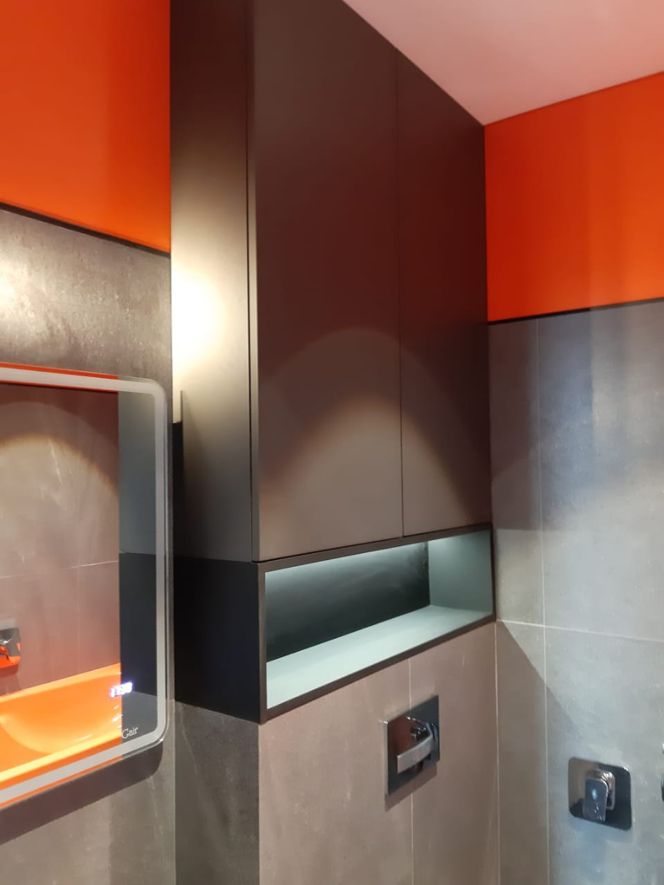 Стилизованный проект в стиле KTM (нержавеющая сталь, керамика, стекло)