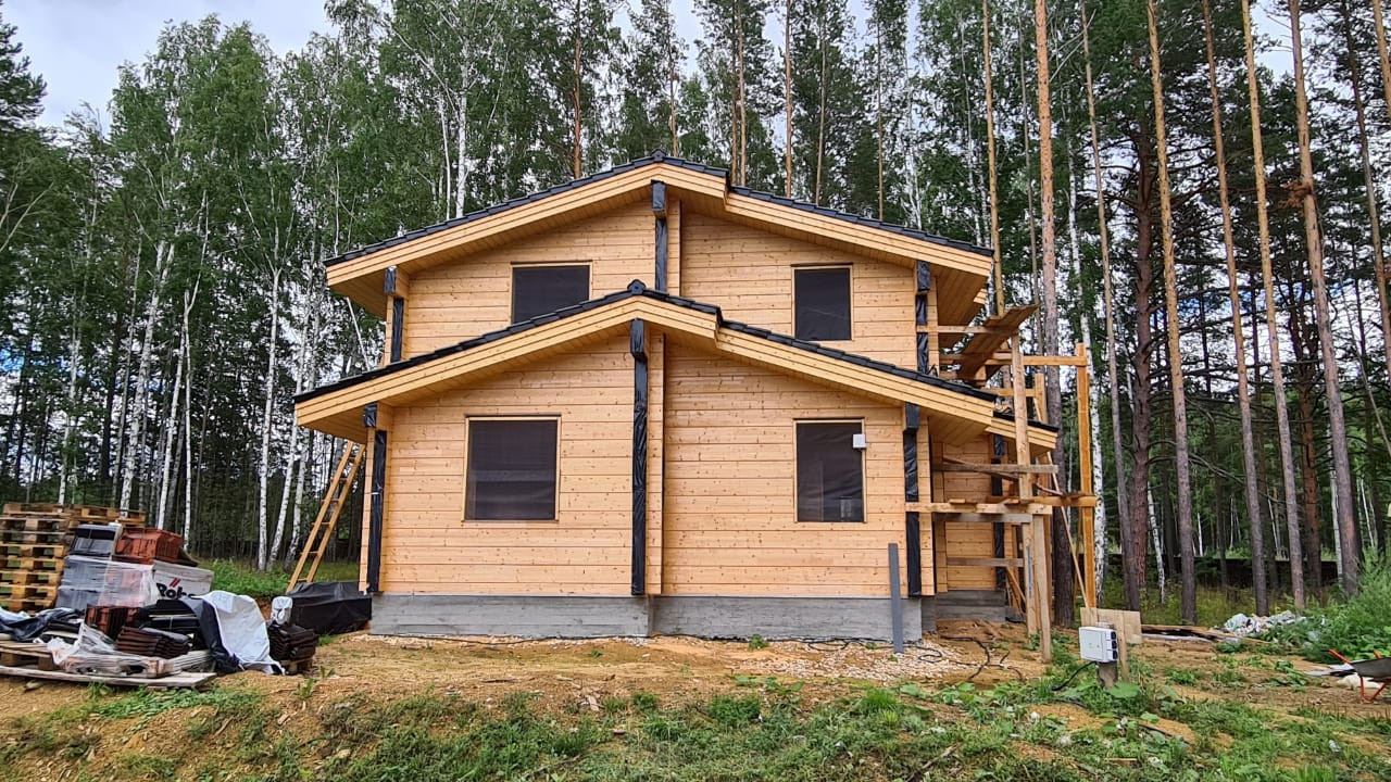 Дом из клееного бруса  Заповедник