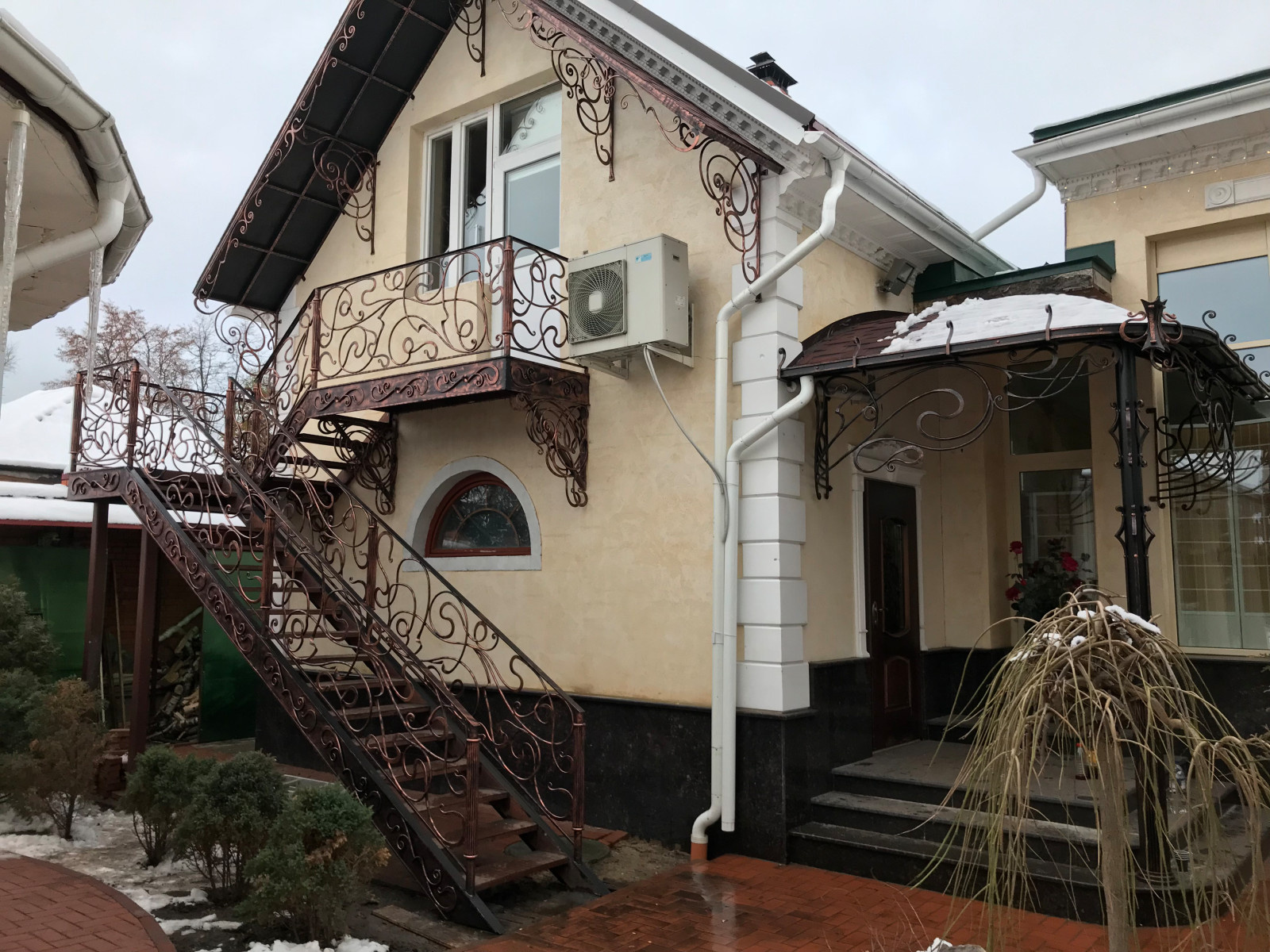 Входная группа для бани.