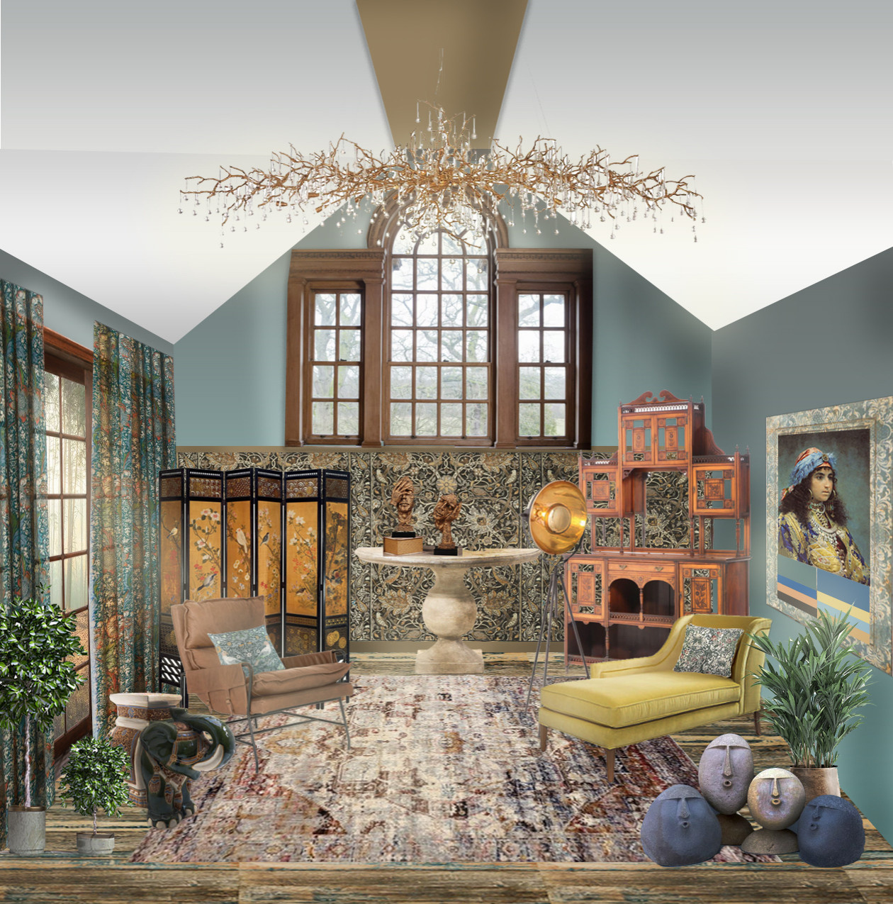 Traditional house project