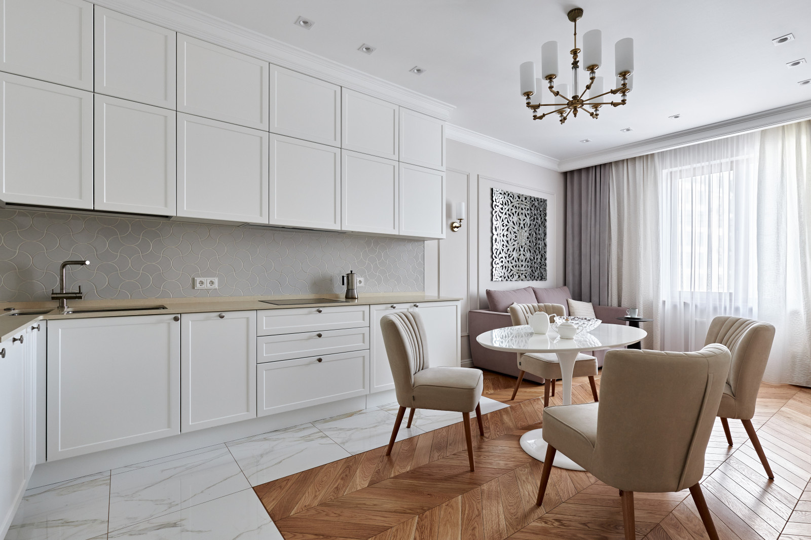 реализованная квартира 100 кв.м. ЖК Атлант