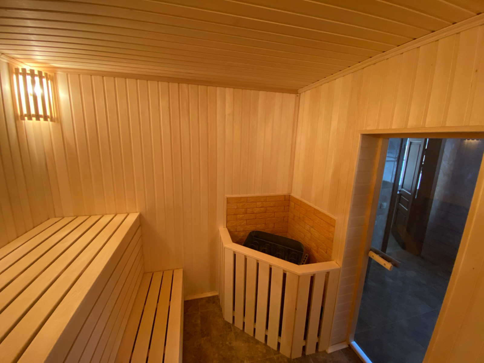 Обшивка парилки