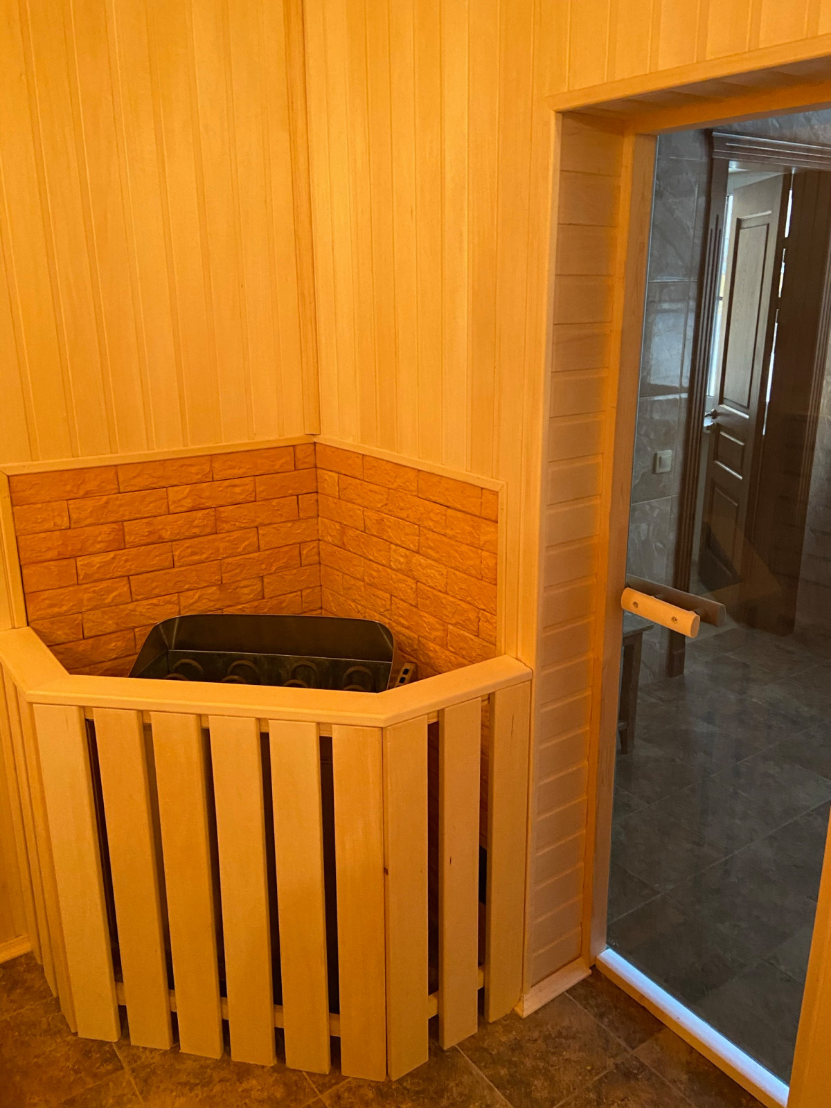 Обшивка парилки