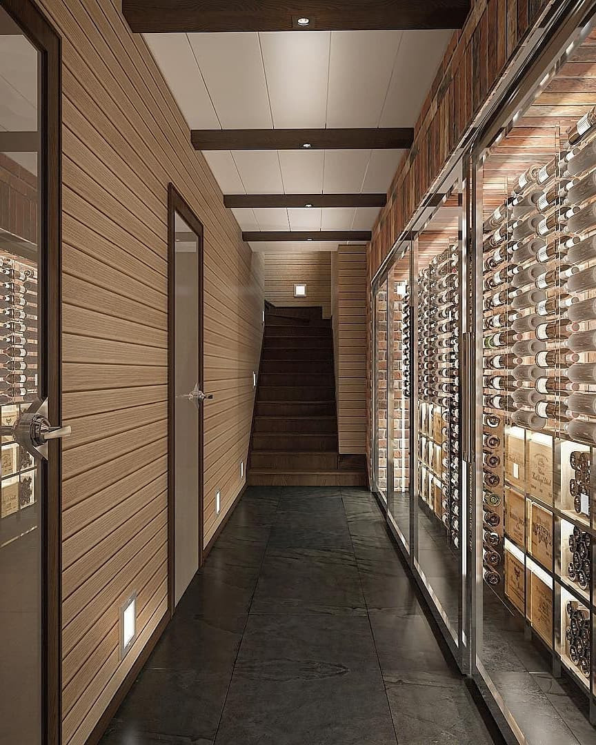 Винный погреб в частном доме