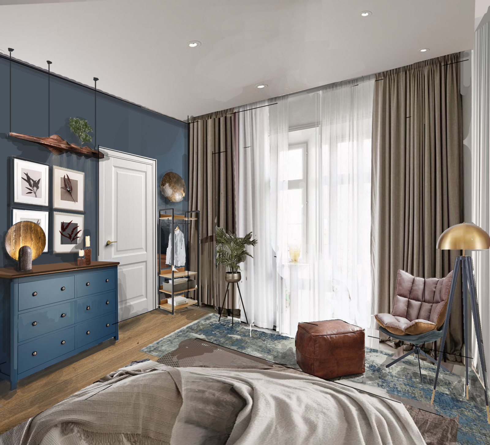 Обложка проекта: Слэб вместо изголовья