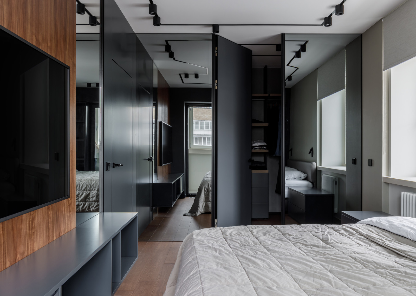 Графичная квартира. 100 м2