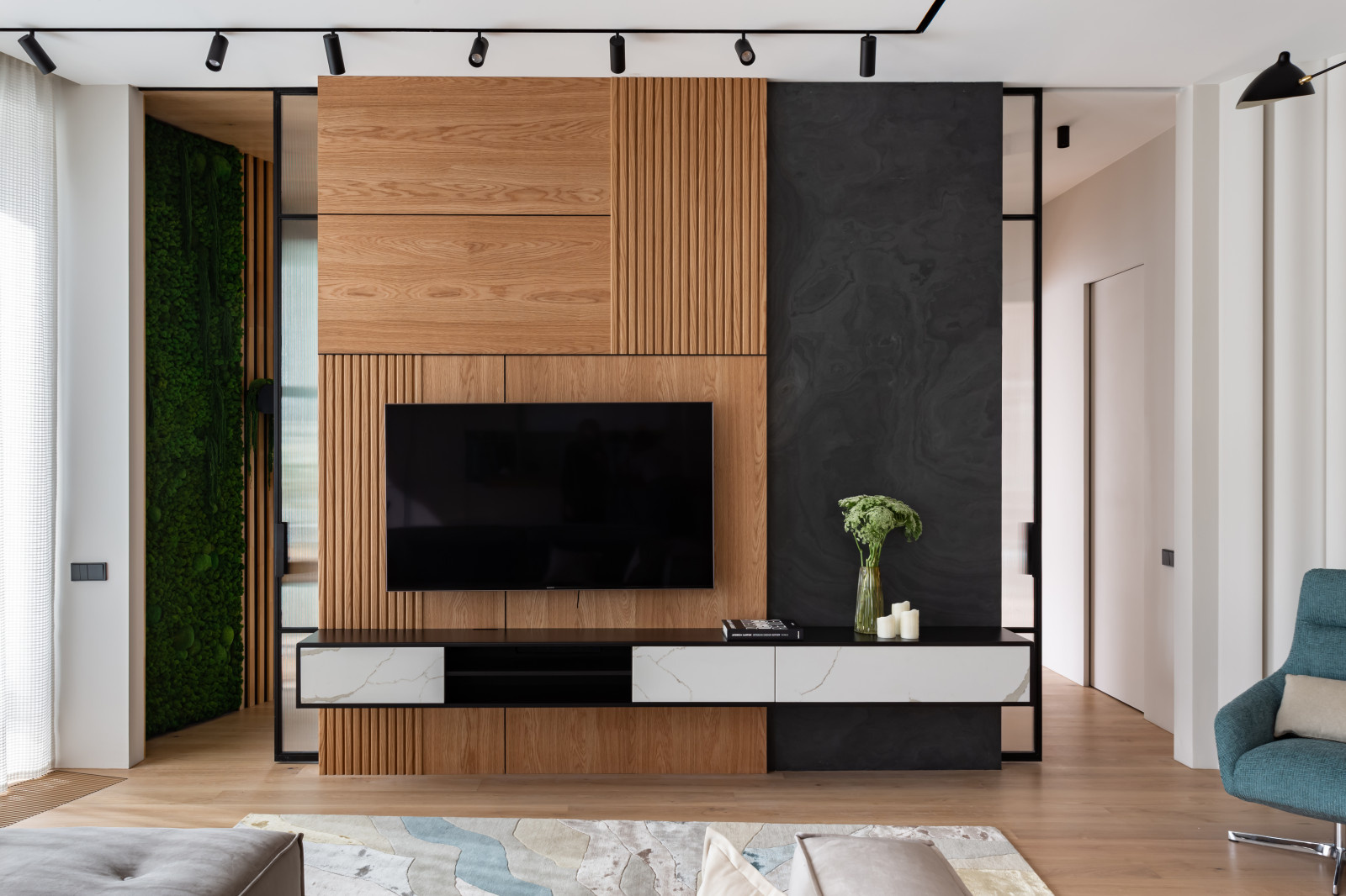 Современная квартира для дружной семьи