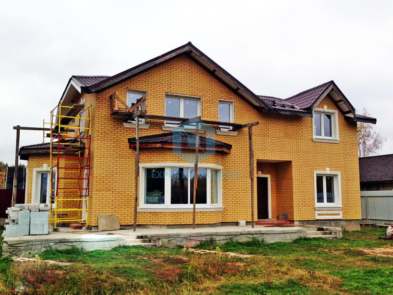 Строительство дома без внутренней отделки
