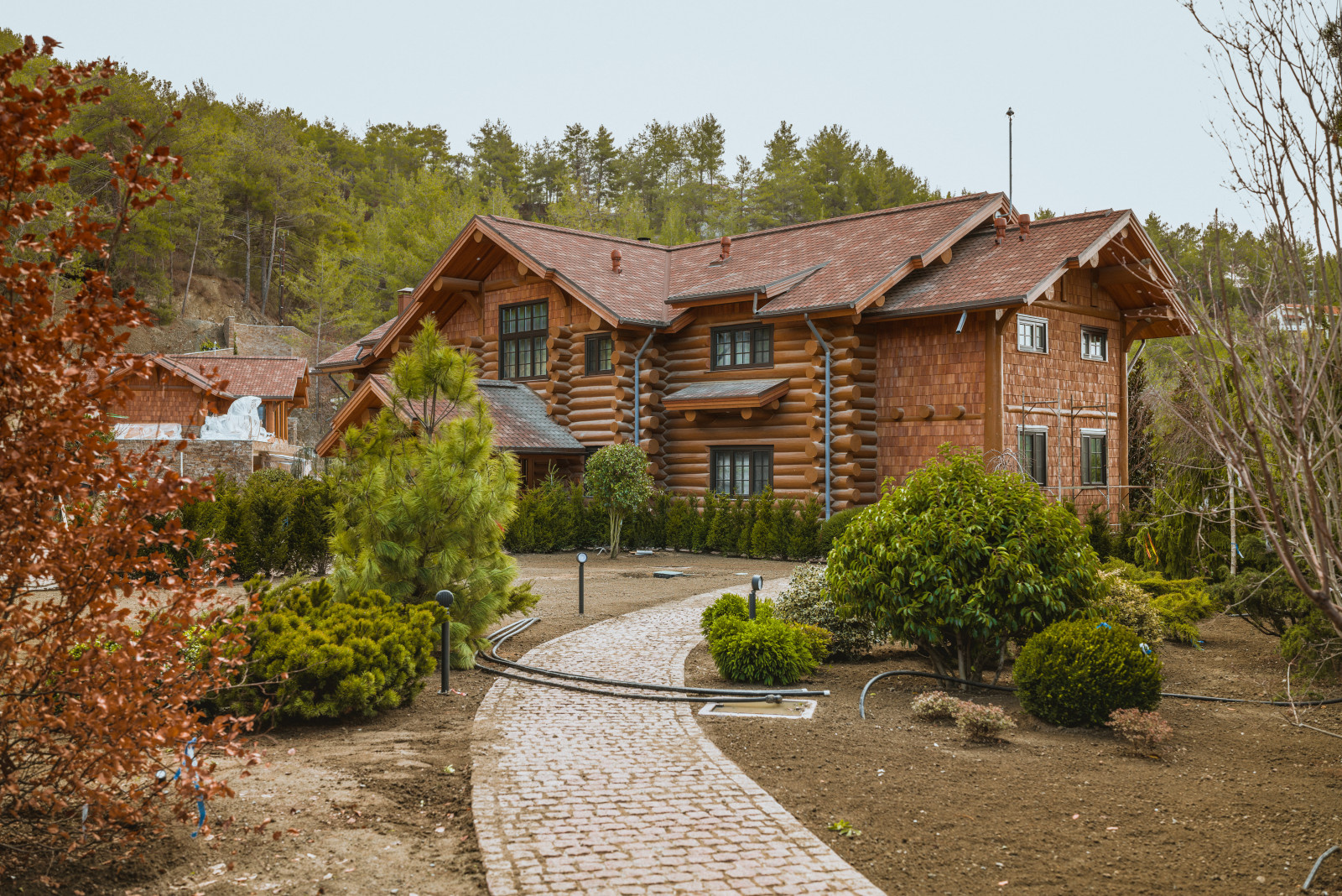 Обложка проекта: Ландшафтные работы на проекте "Агиос"