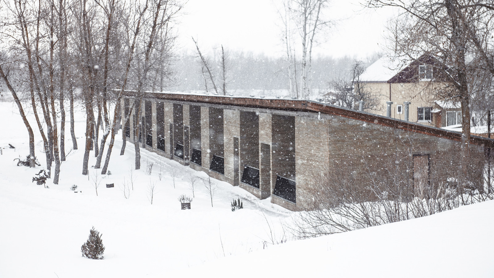 Строительство базы отдыха дома