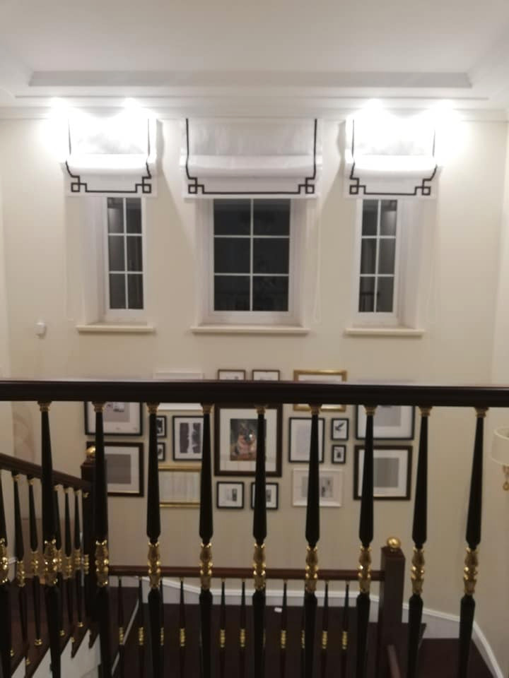 Дом в стиле американская классика, неоклассика. Фото в процессе