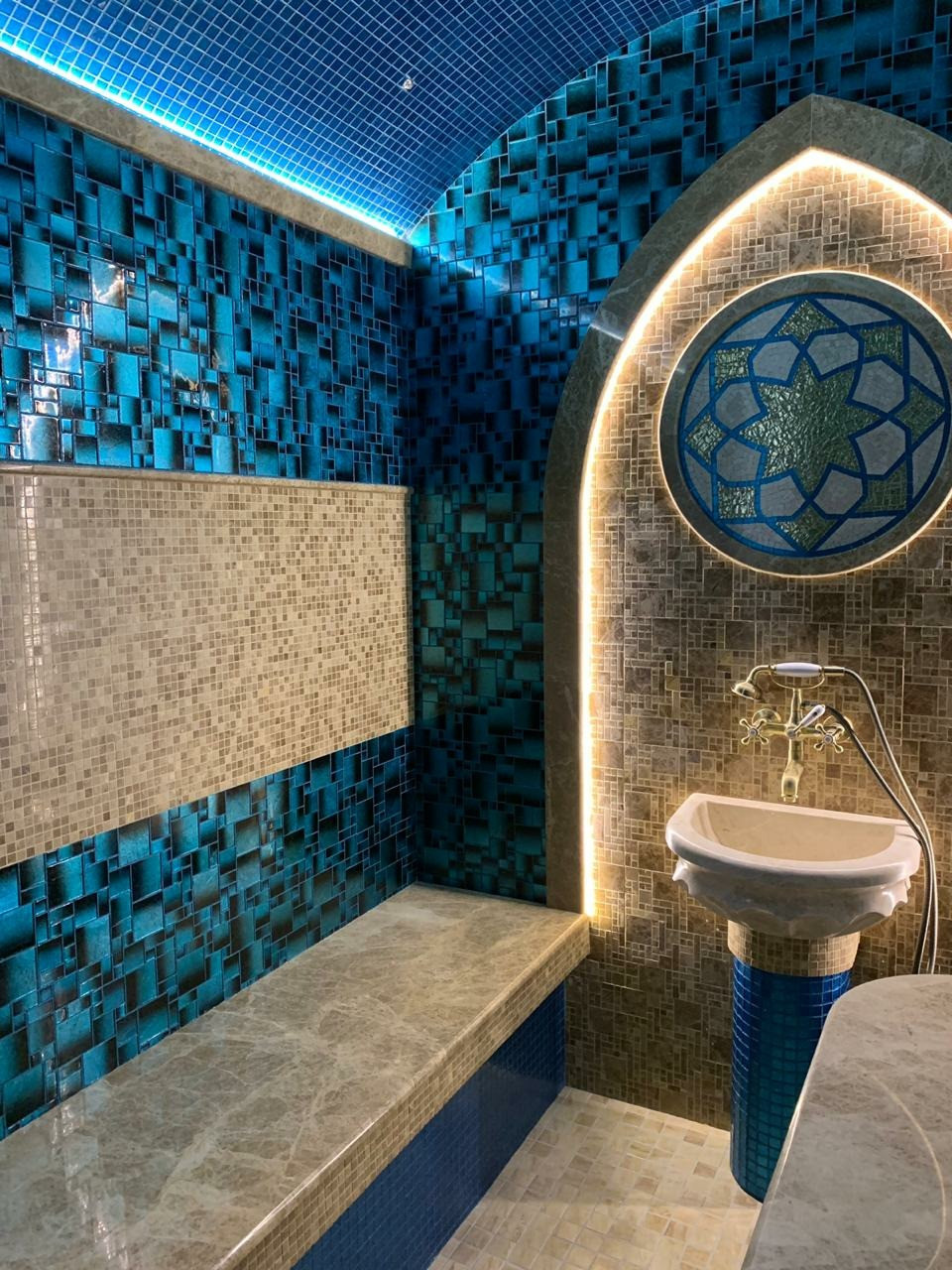 Небольшой хамам в SPA- постройке