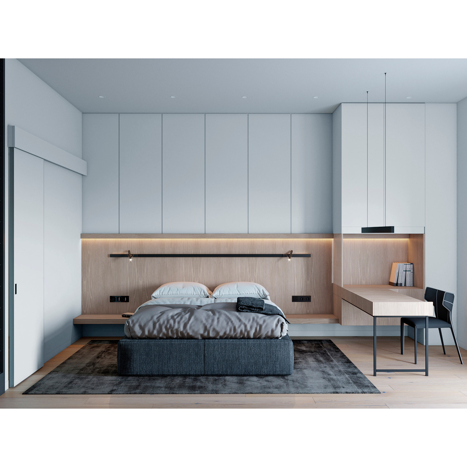 Glass in grey