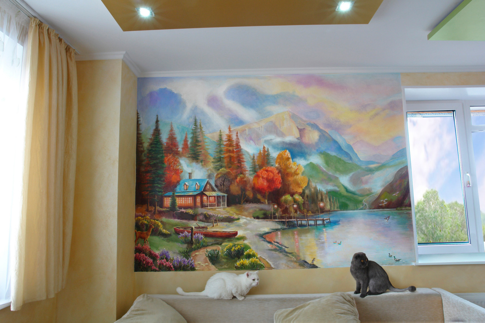 Роспись Декоративные штукатурки Фрески Лепка Картины Дизайн