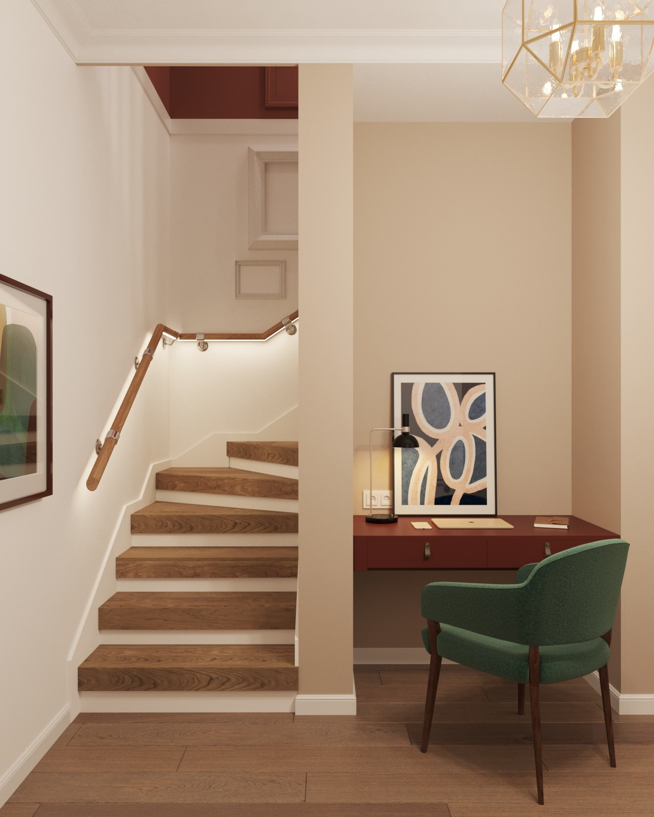 Яркая эклектика для молодой семьи