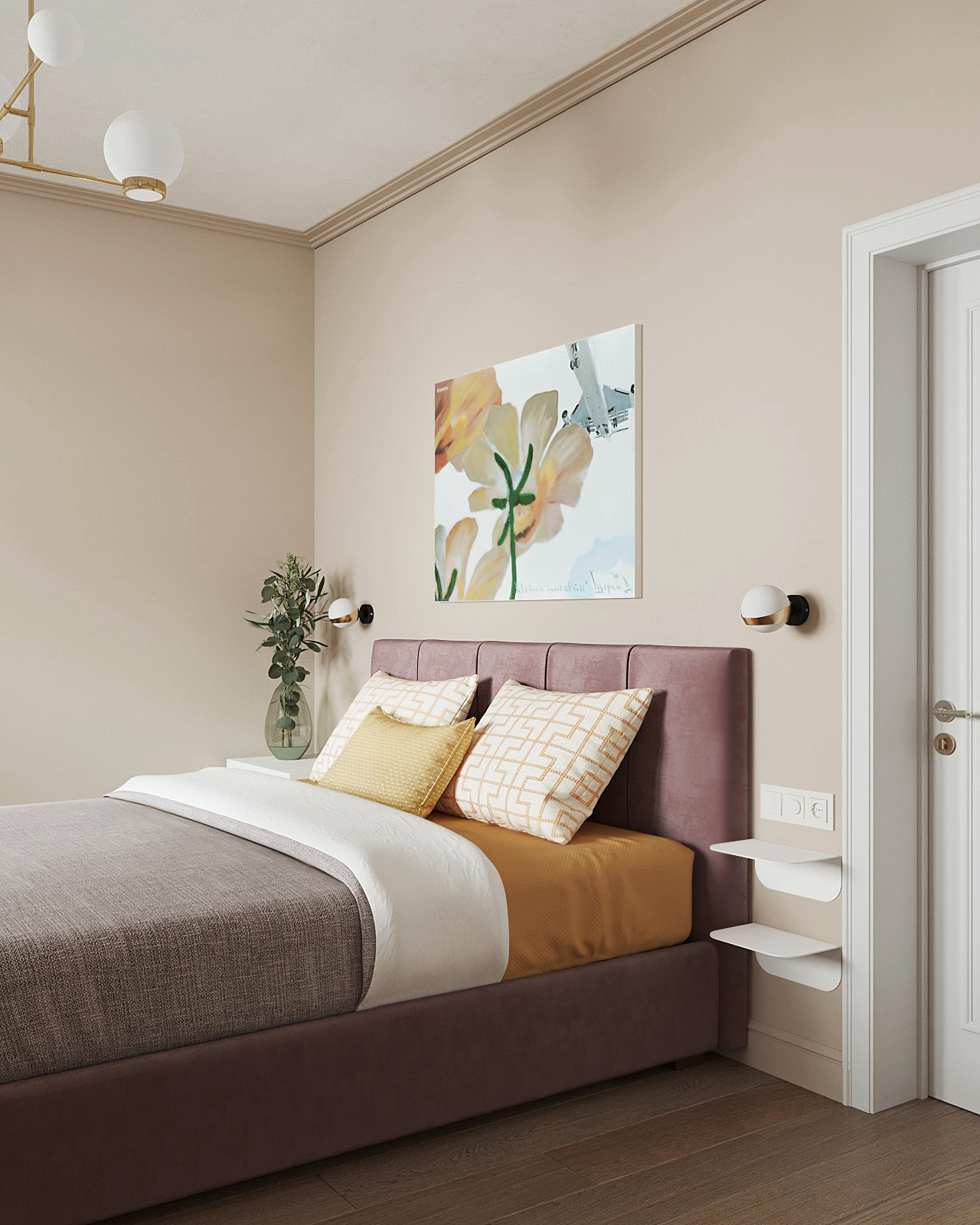 Яркая эклектика для молодой семьи