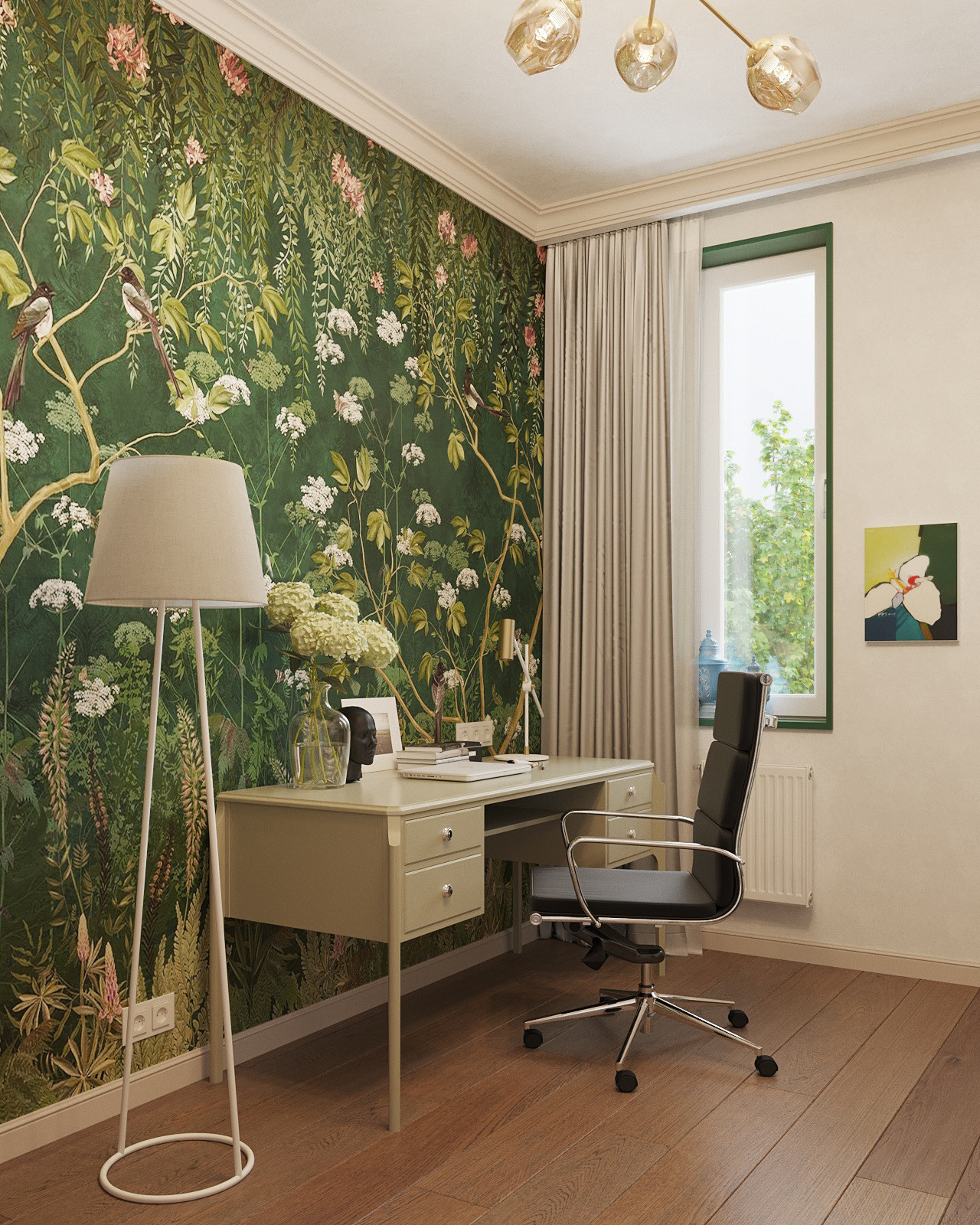 Яркая эклектика для молодой семьи