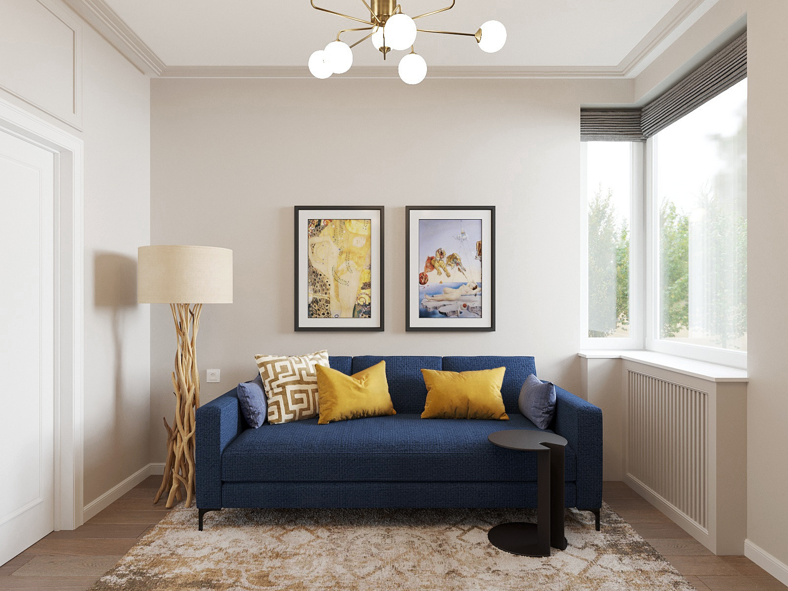 Обложка проекта: Яркая эклектика для молодой семьи