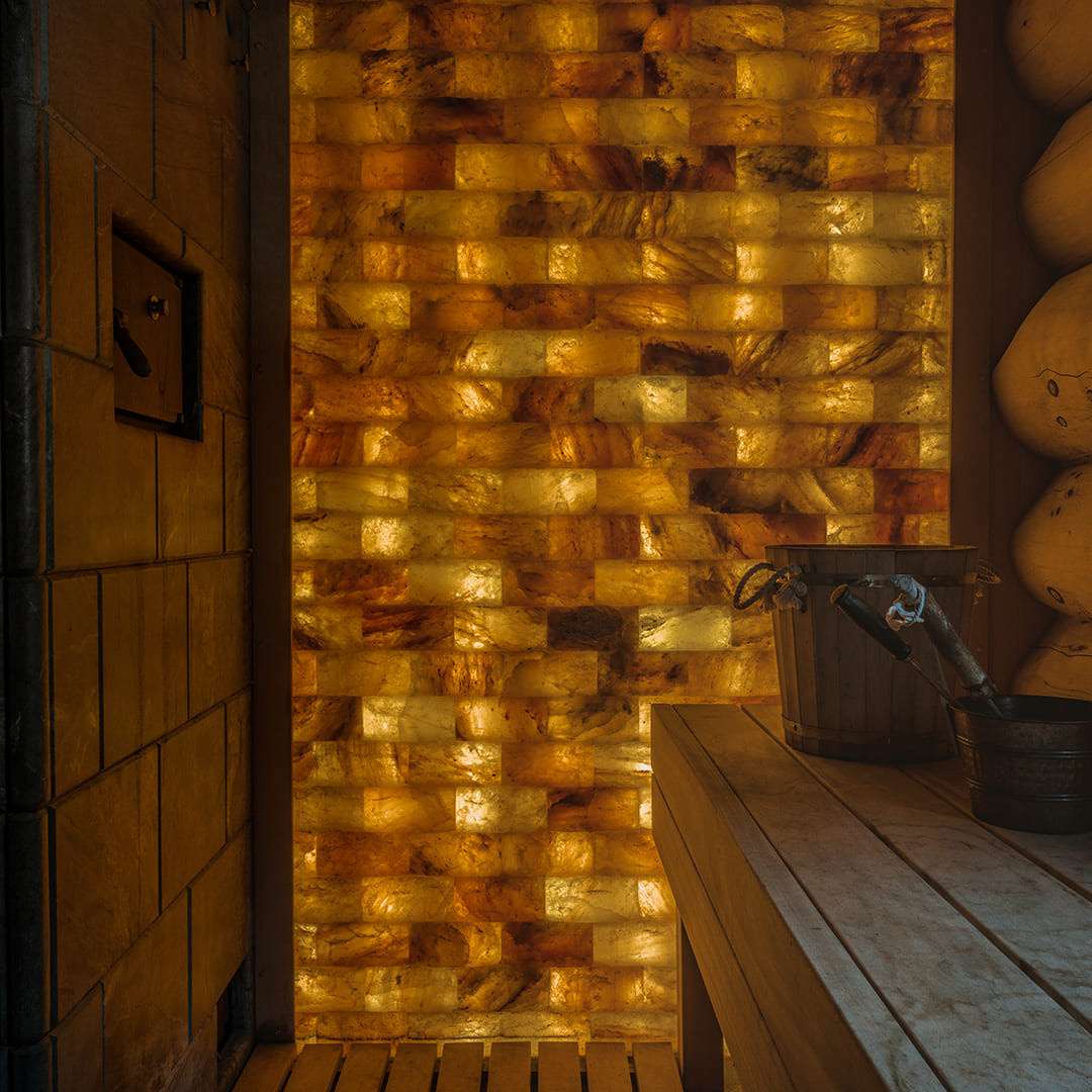 Вишера. Соляная стена в бане