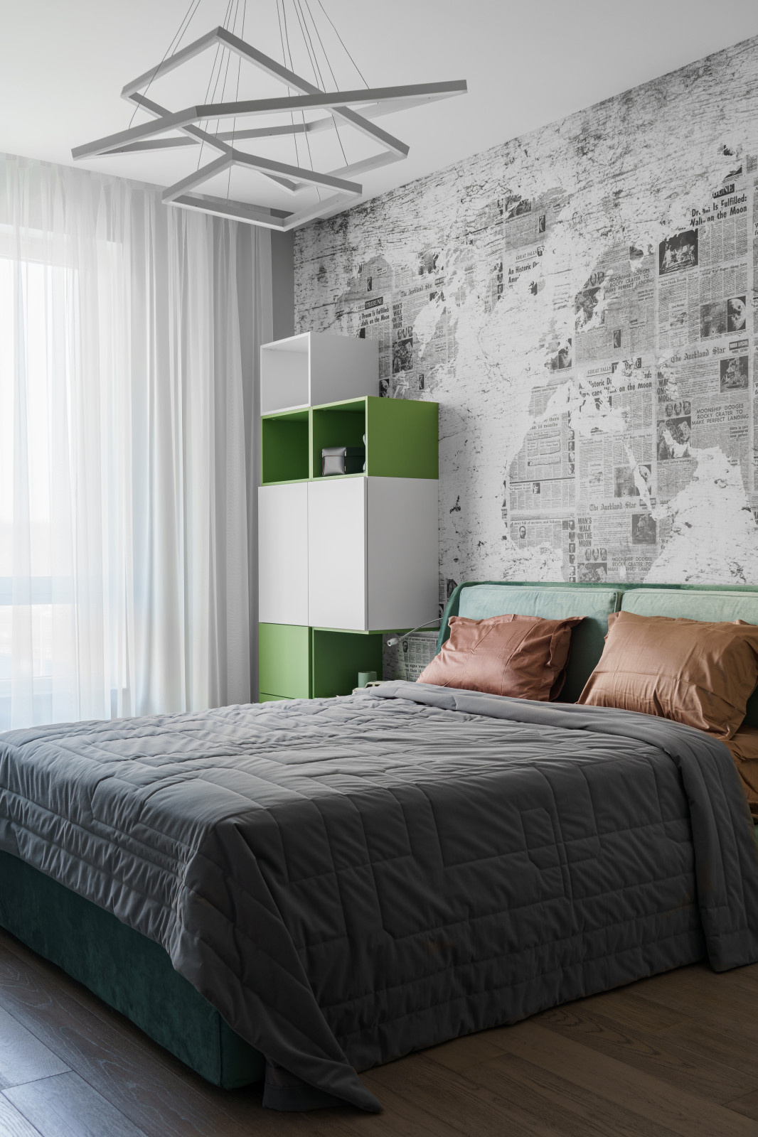 Houzz тур: Интерьер с кухней в любимом цвете заказчицы