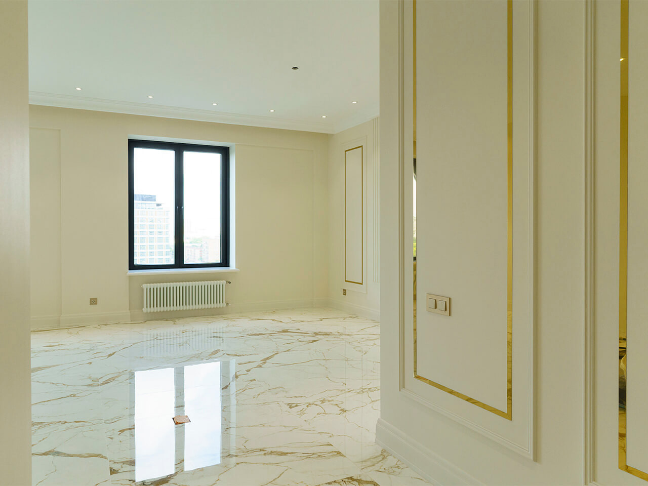 Дизайнерский ремонт квартиры 70 м² в ЖК Царская площадь