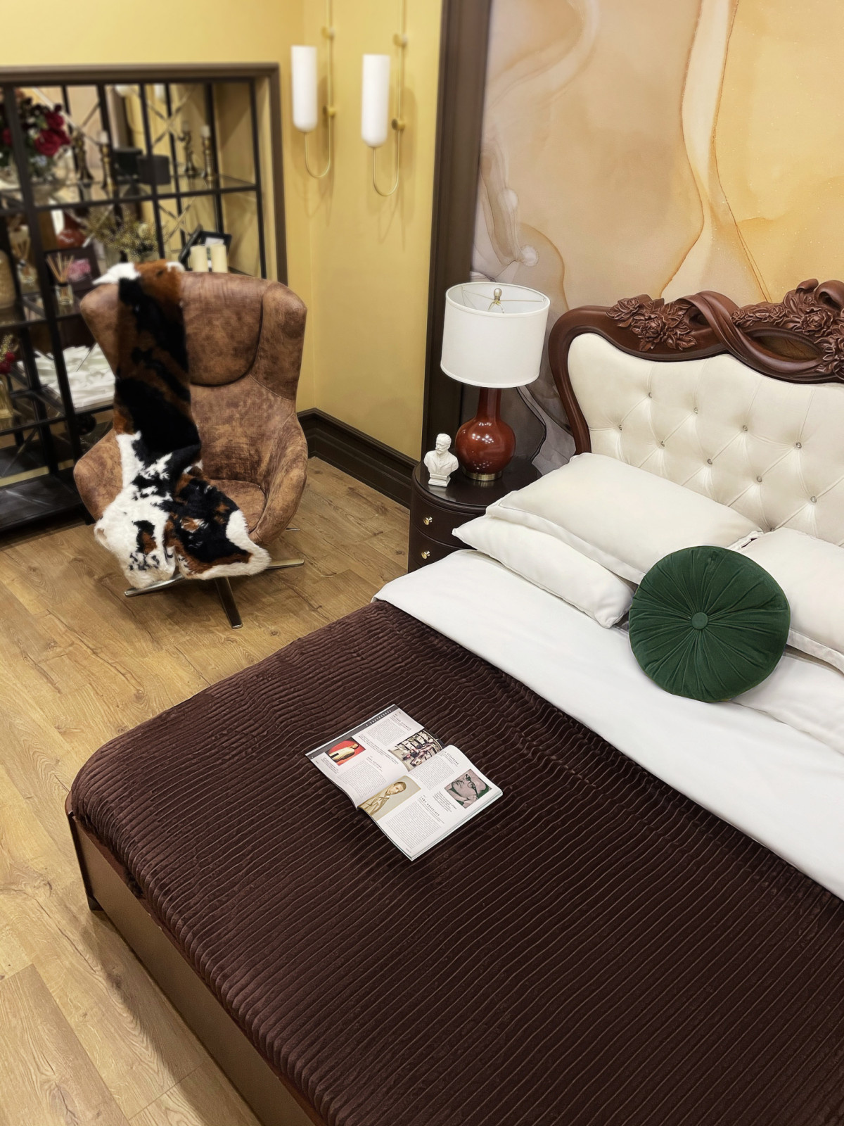 Интерьер в теплых тонах