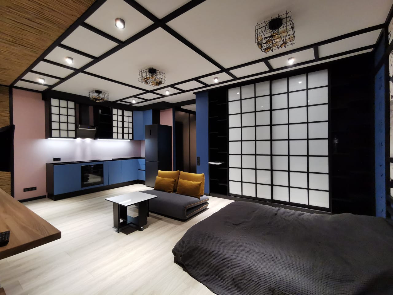 Стеновые панели для кухни в Triplex 4.4мм белая пленка.