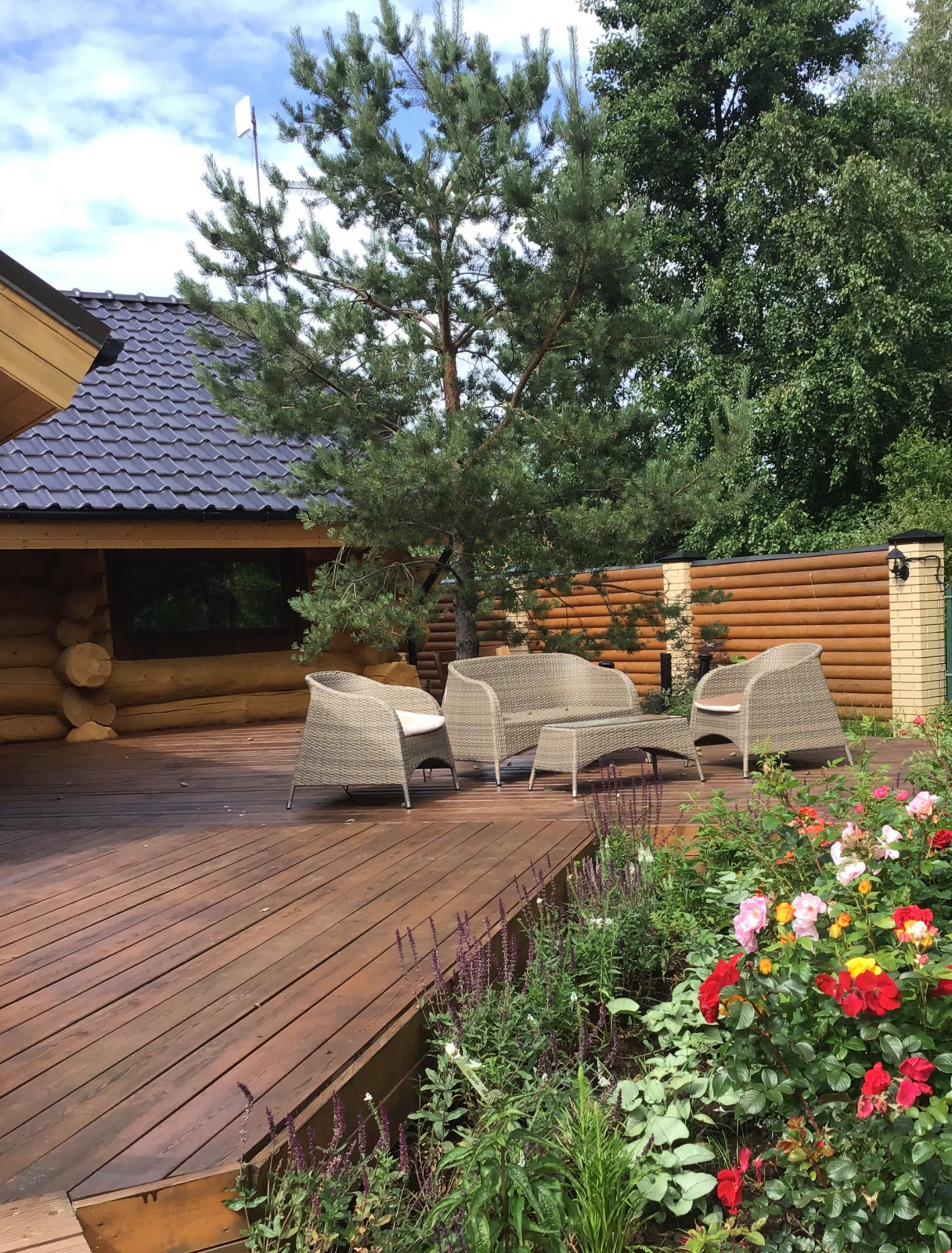 Деревенский сад