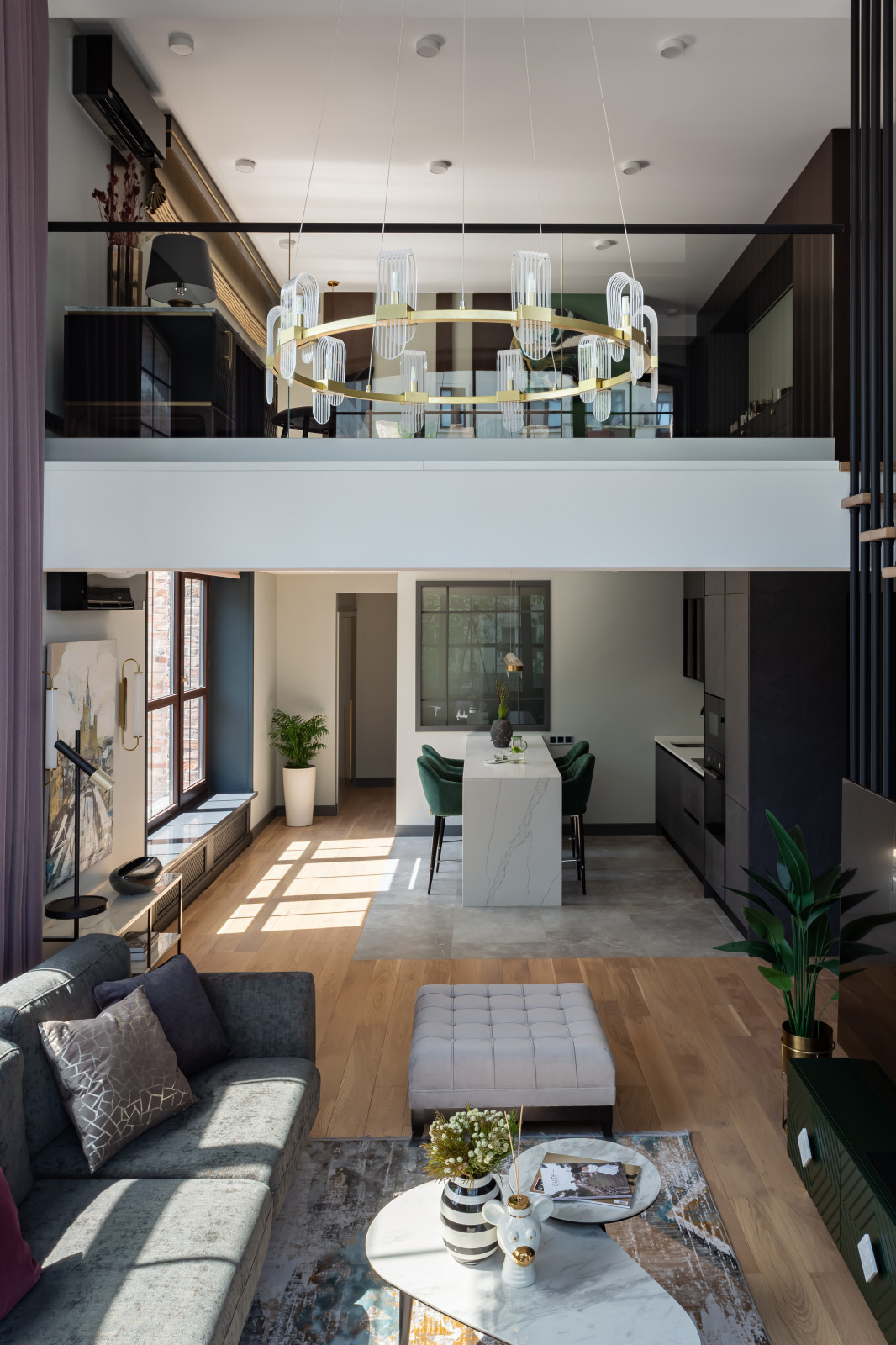 Стилизация двухуровневой квартиры в ЖК Loft Factory