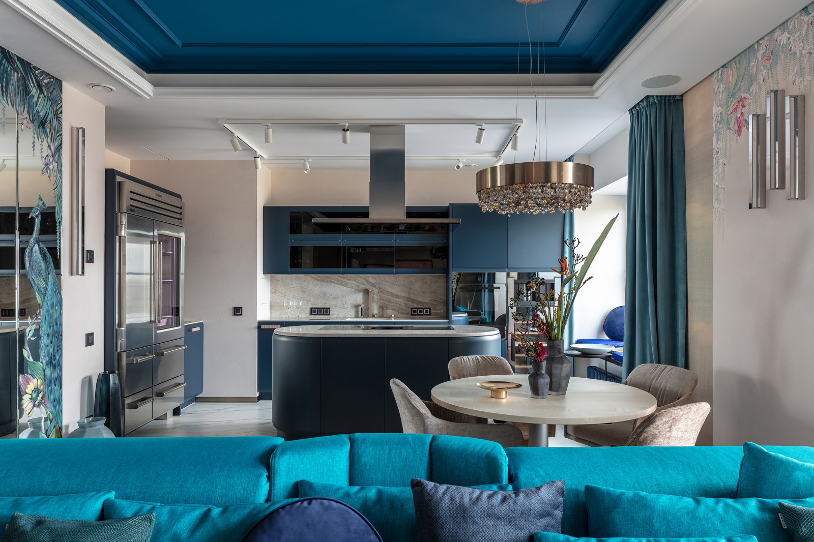 Обложка проекта: Реализованная квартира 200 м.кв на Киевской ул.