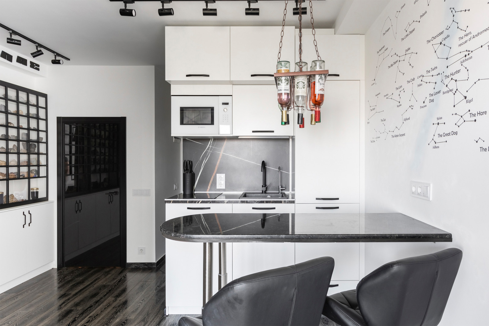 Студия для геолога в стиле минимализм