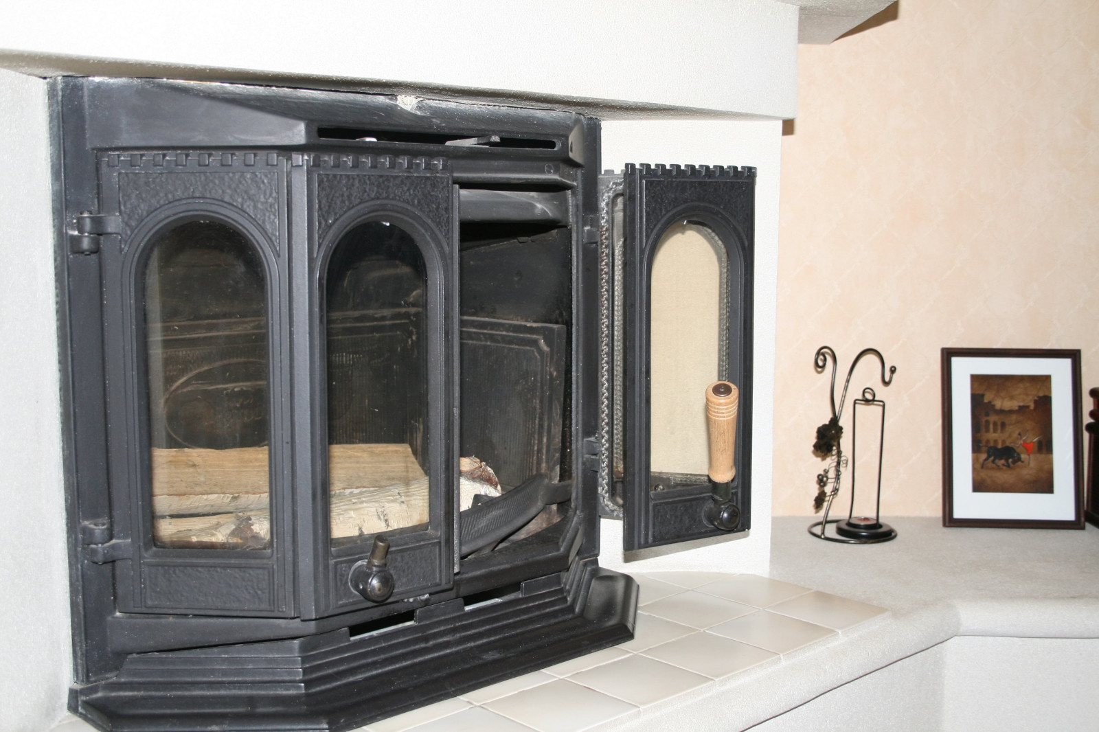 Каминная топка JOTUL I80 Классика 2007 с одной открытой дверцей
