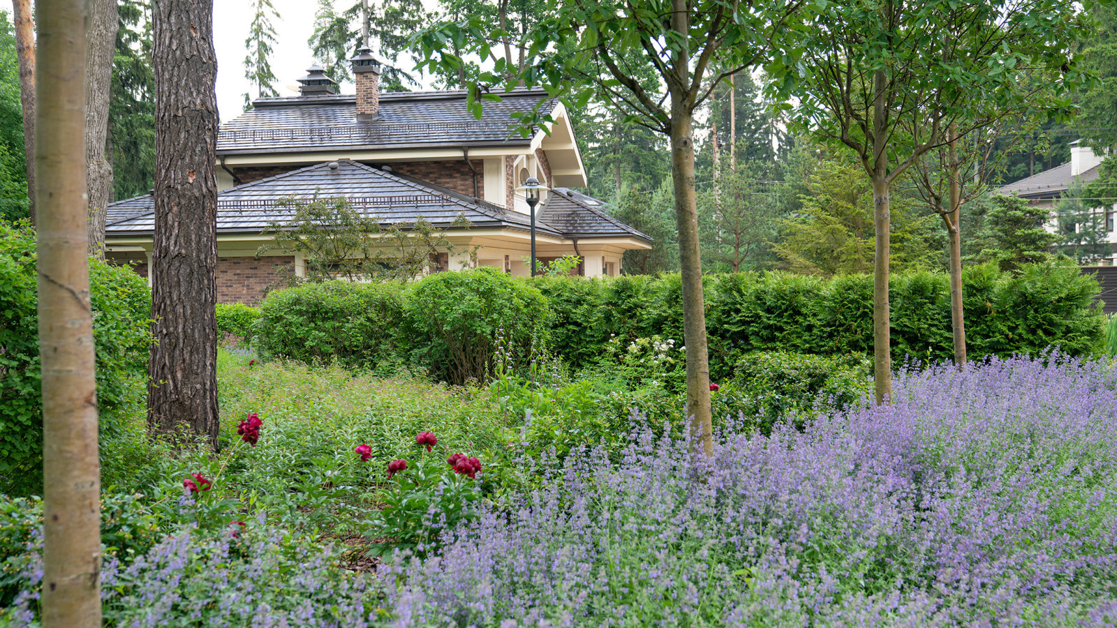 Вилла в стиле Райта. КП "Грибово" 2018 г.