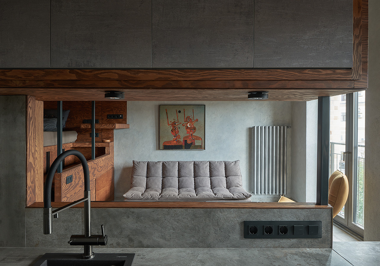 Houzz тур: 37 кв.м — студия из интерьерного конструктора