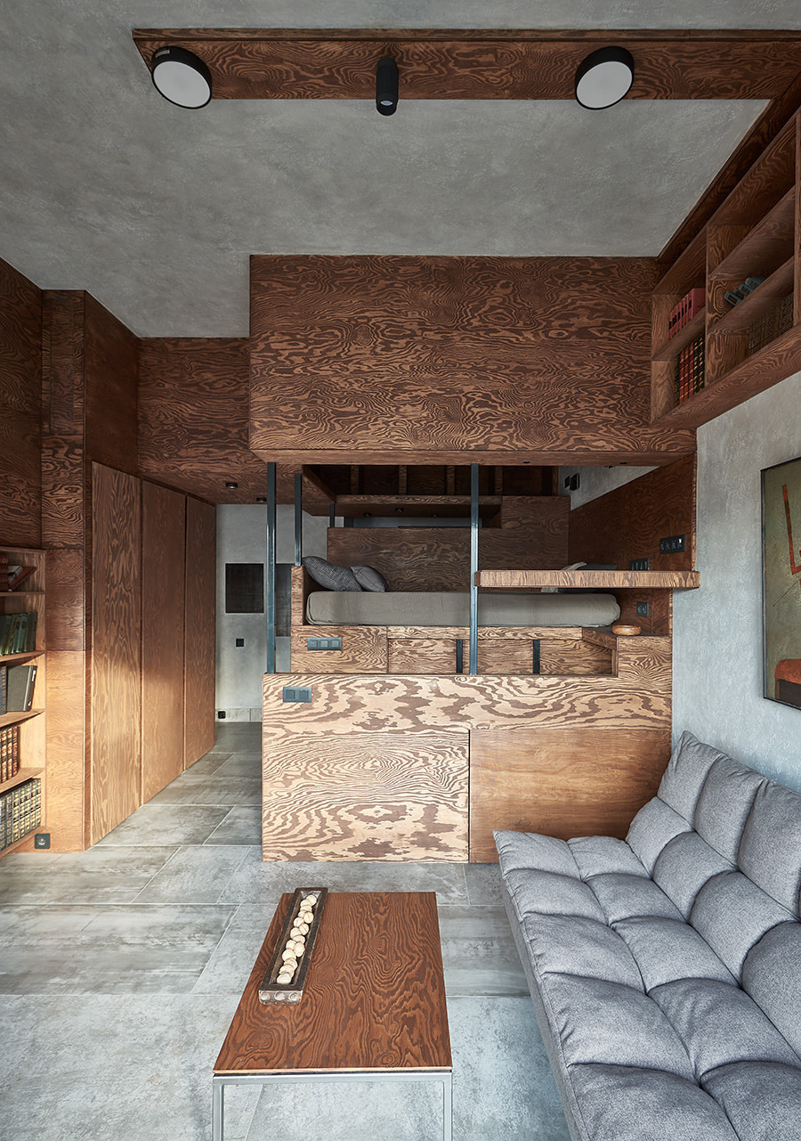 Houzz тур: 37 кв.м — студия из интерьерного конструктора