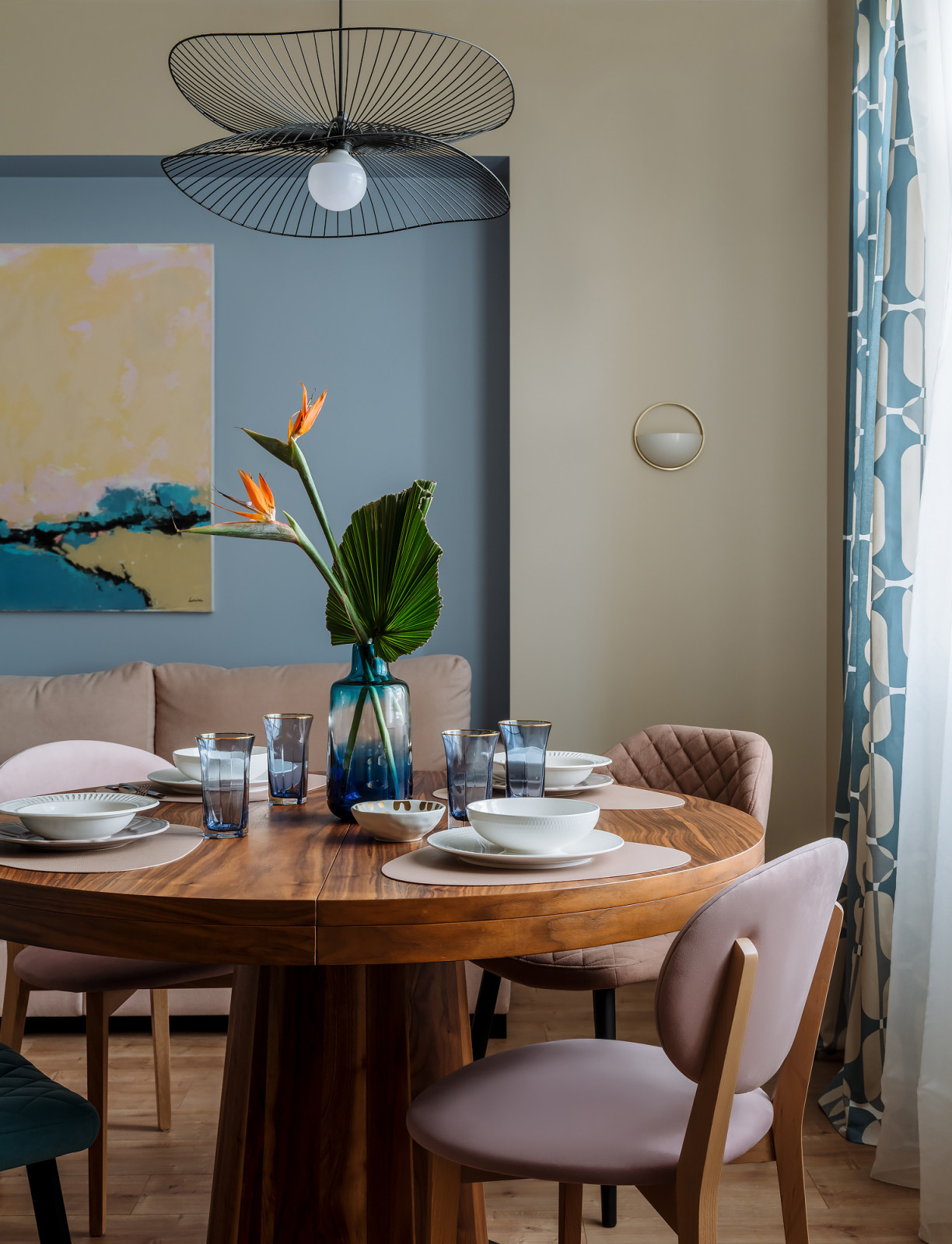 Квартира в пастельных цветах