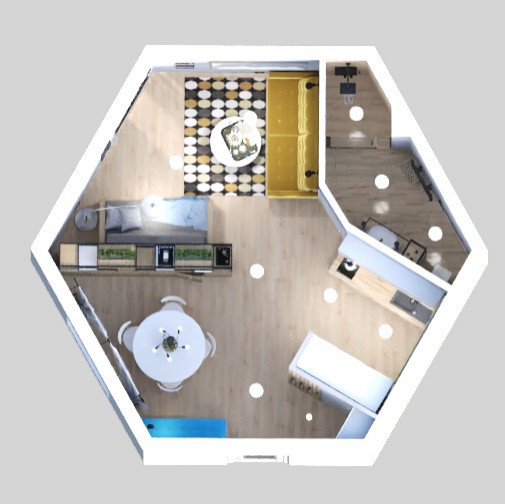 Дом hexagon